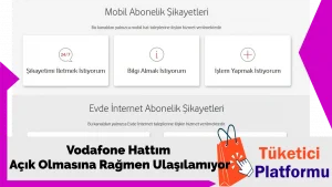 Vodafone Telefon açık ama ulaşılamıyor